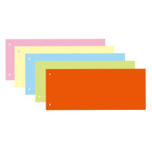150GSM 5 Colors Mixed Cardboard Dividers with 2 Holes